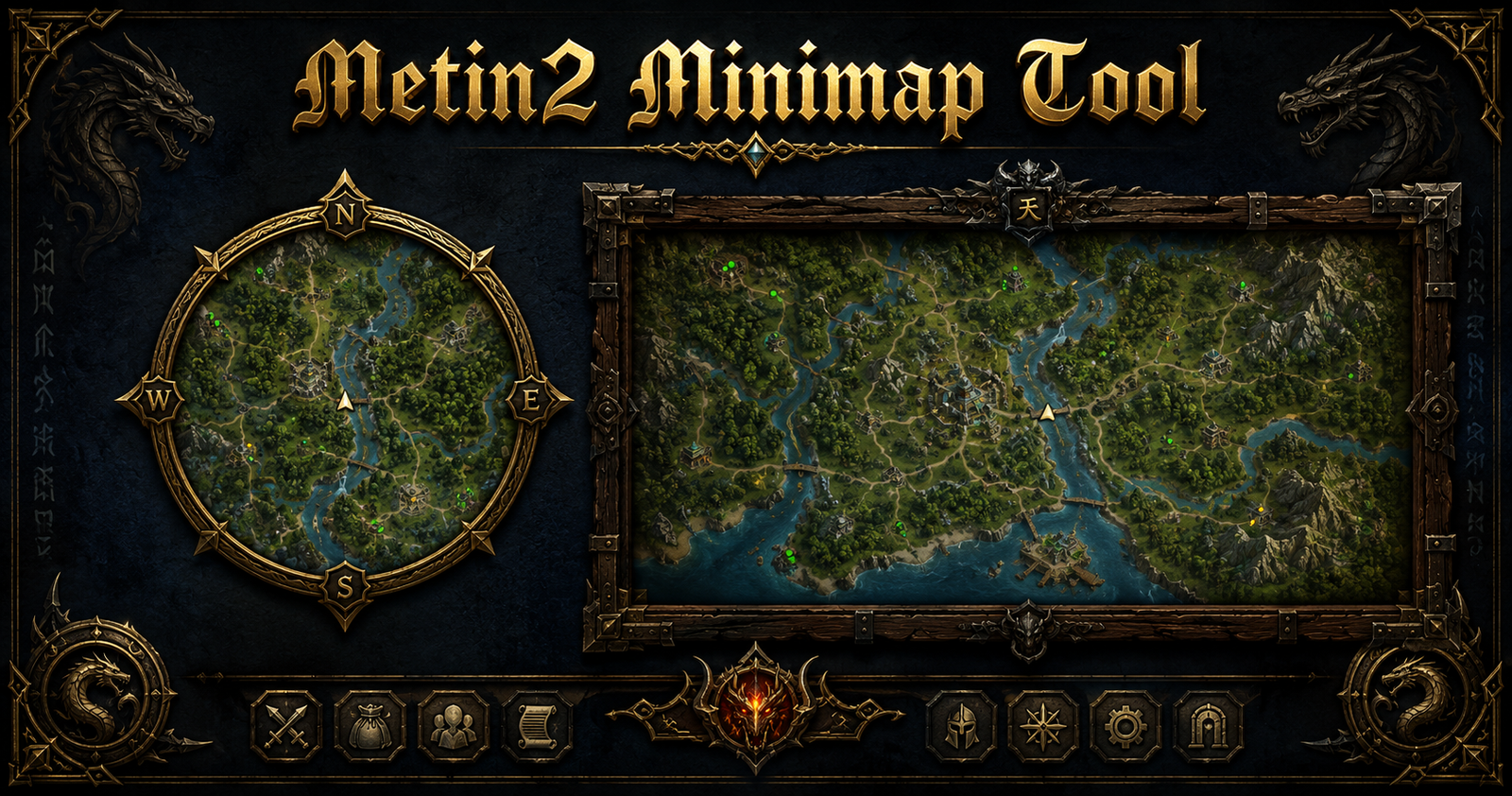 Metin2 Mobile Minimap Tool: Haritanı Export Et, Unity'de Otomatik Kur